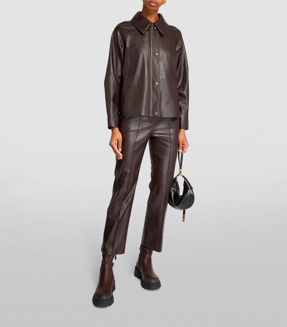 Faux Leather Nepal Jacket