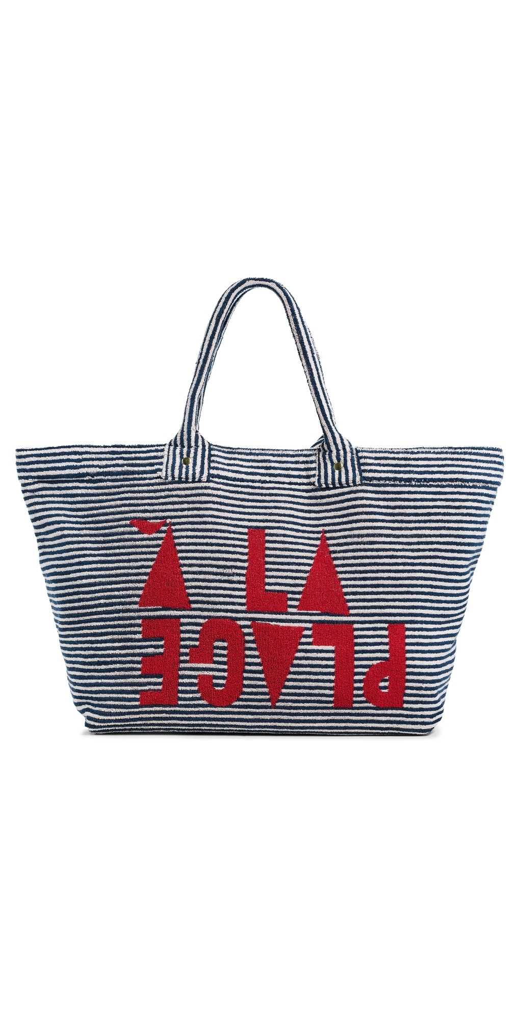 La Plage Tote Deep Dive/Cream One Size