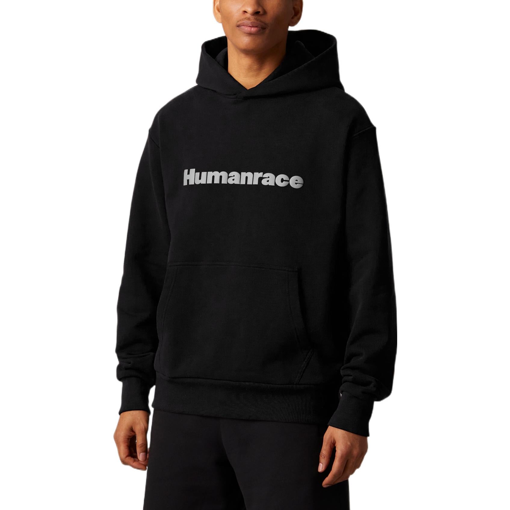 X Pharrell Humanrace Logo Hoodie 'Black'