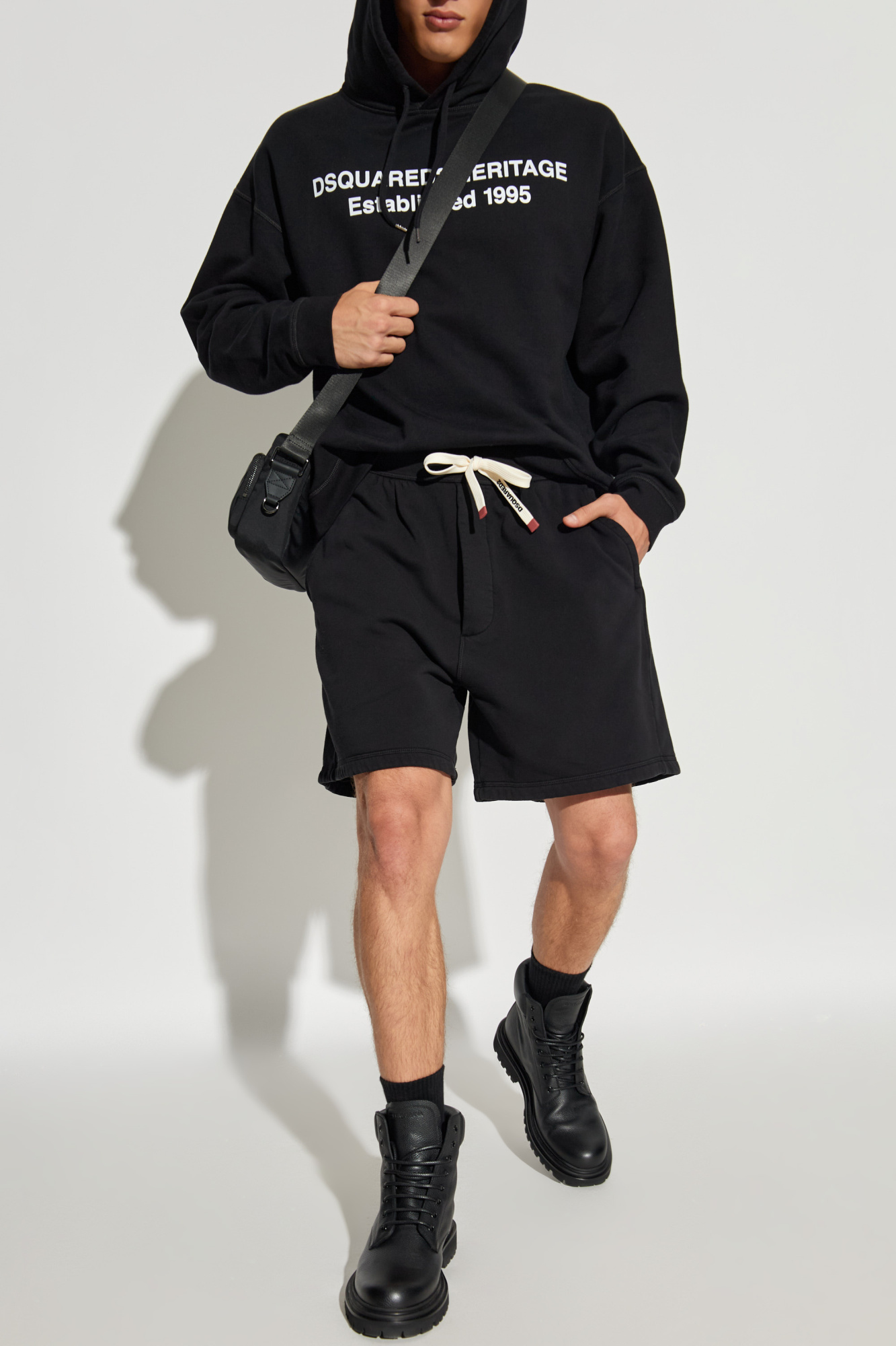 Sweat Shorts, Men's, Black