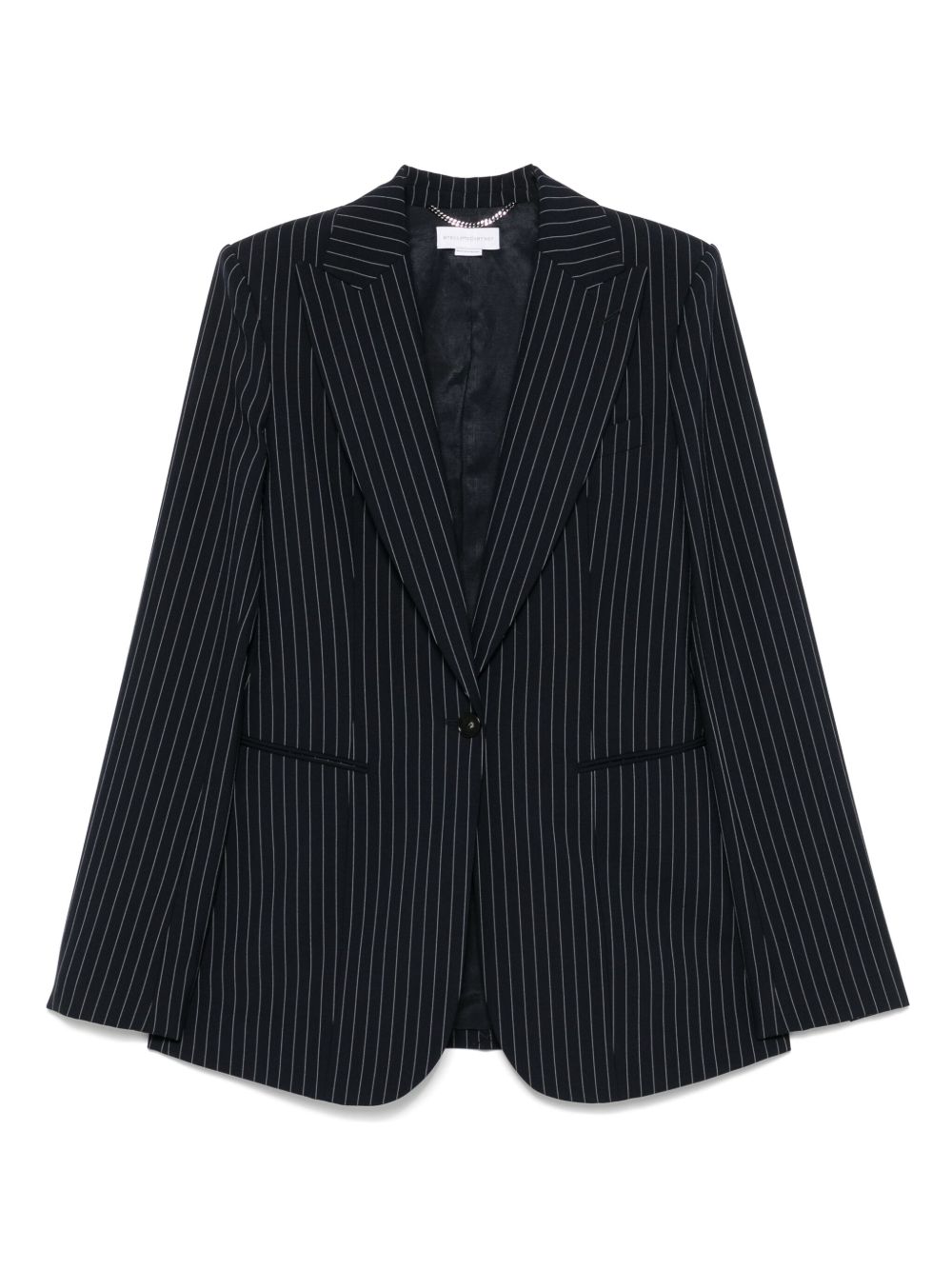 Stella McCartney pinstripe-pattern blazer - Blue