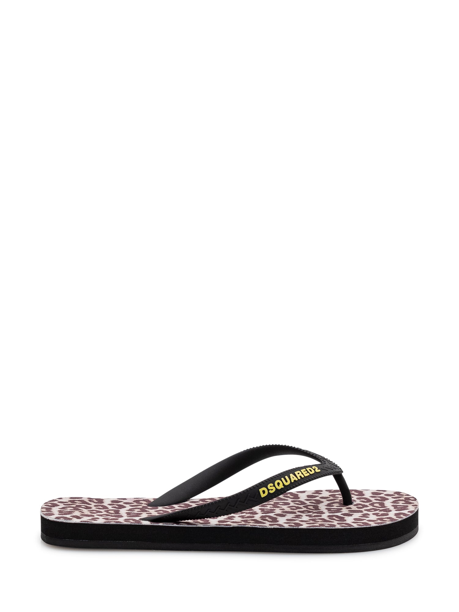 Stylish Animal Print Logo Sandals