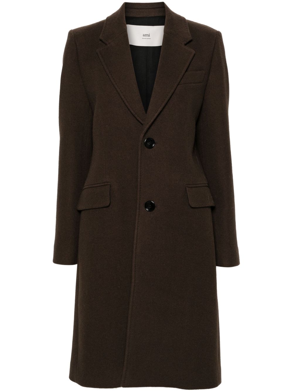 Virgin wool coat - Brown