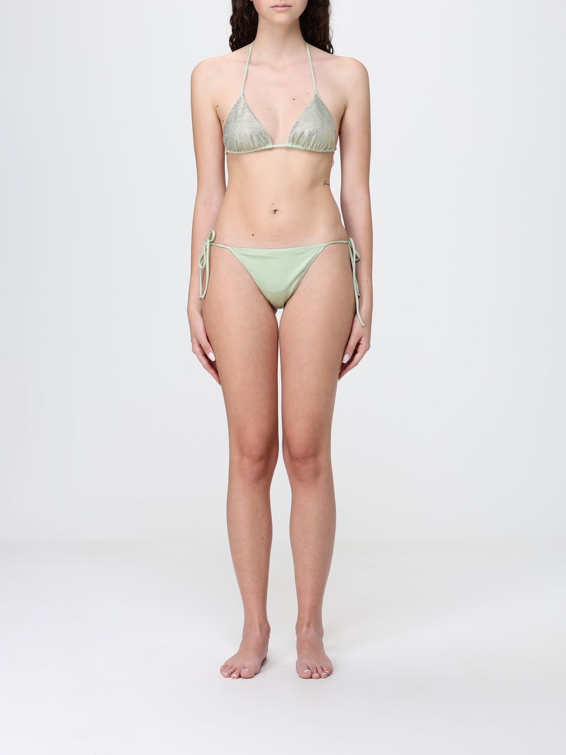Swimsuit Woman color Green