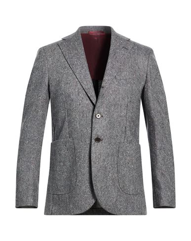 Man Blazer Grey Size 38 Virgin Wool