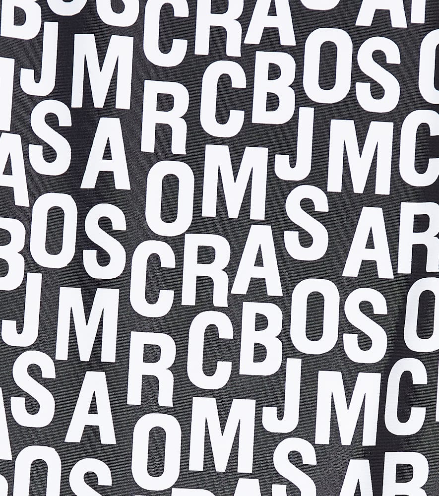 Marc Jacobs Kids Logo printed swimsuit