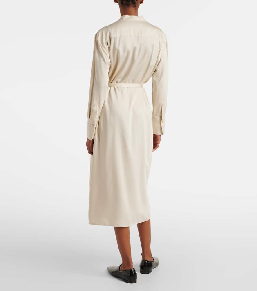 Rosan belted midi dress