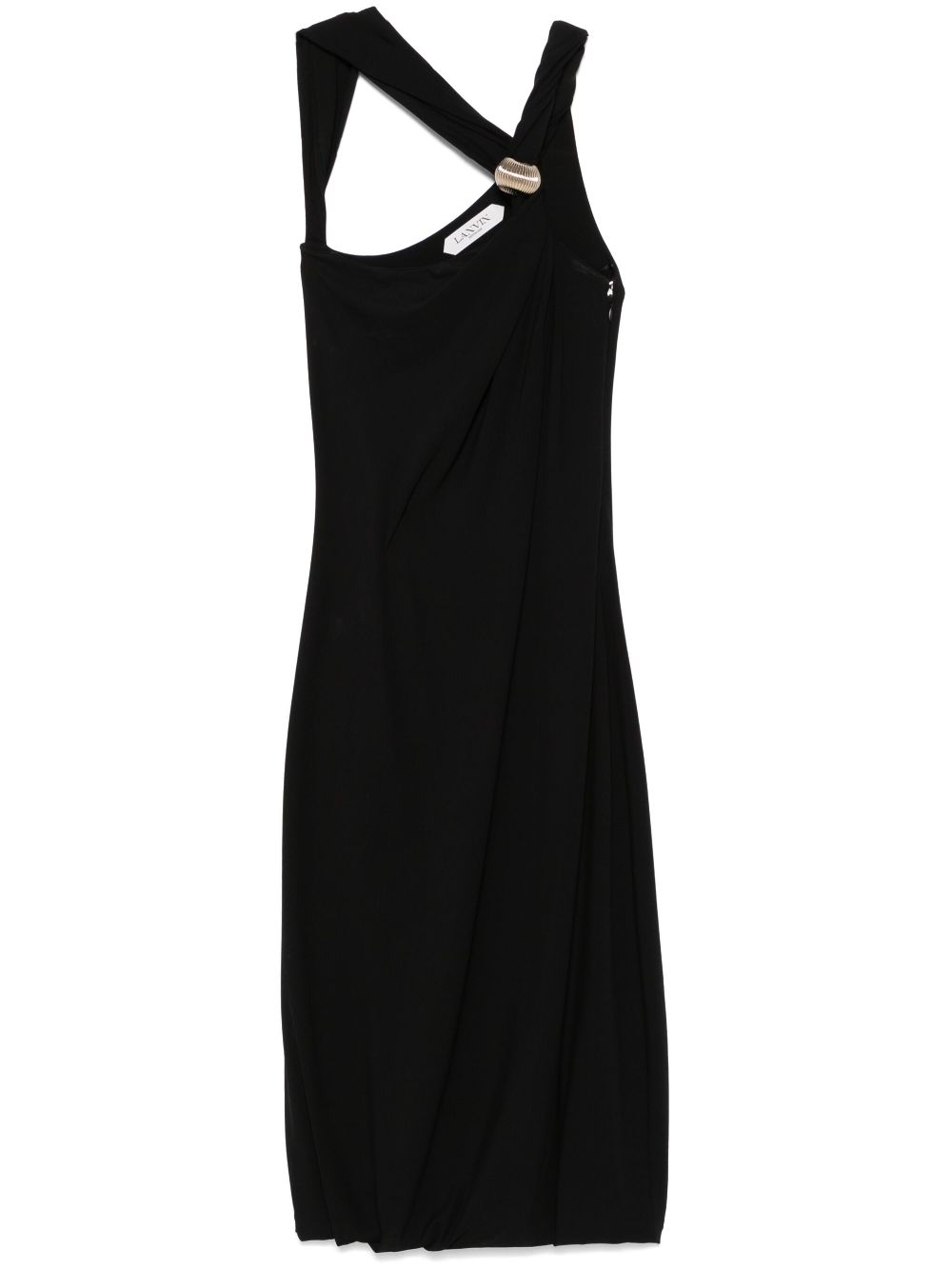 Braided jersey dress - Purple
