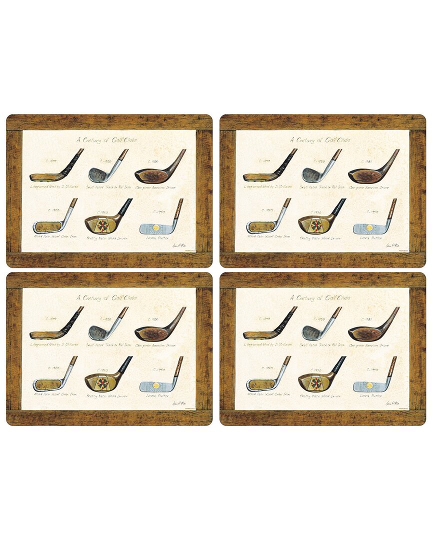 Pimpernel A History of Golf Set of 4 Placemats