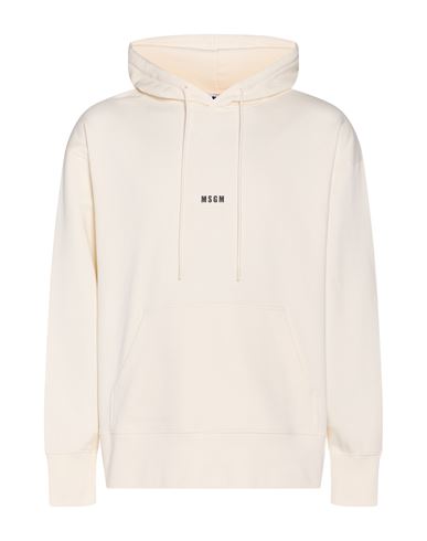 Man Sweatshirt Ivory Size M Cotton