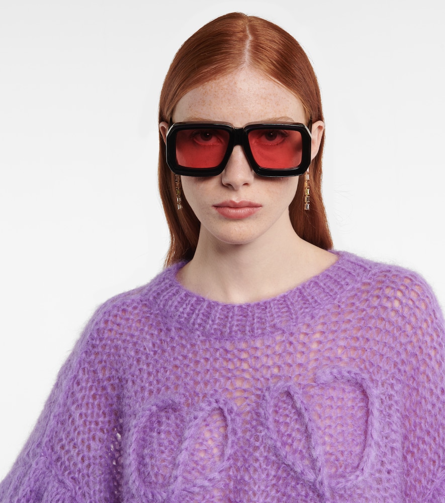Paula's Ibiza square acetate sunglasses