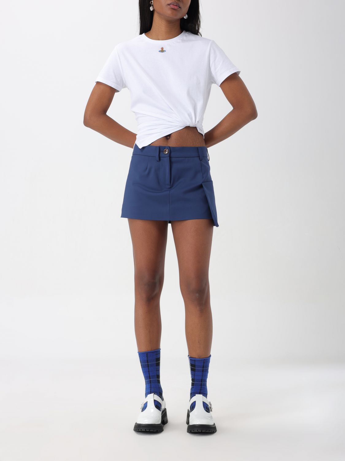 Skirt Woman color Blue