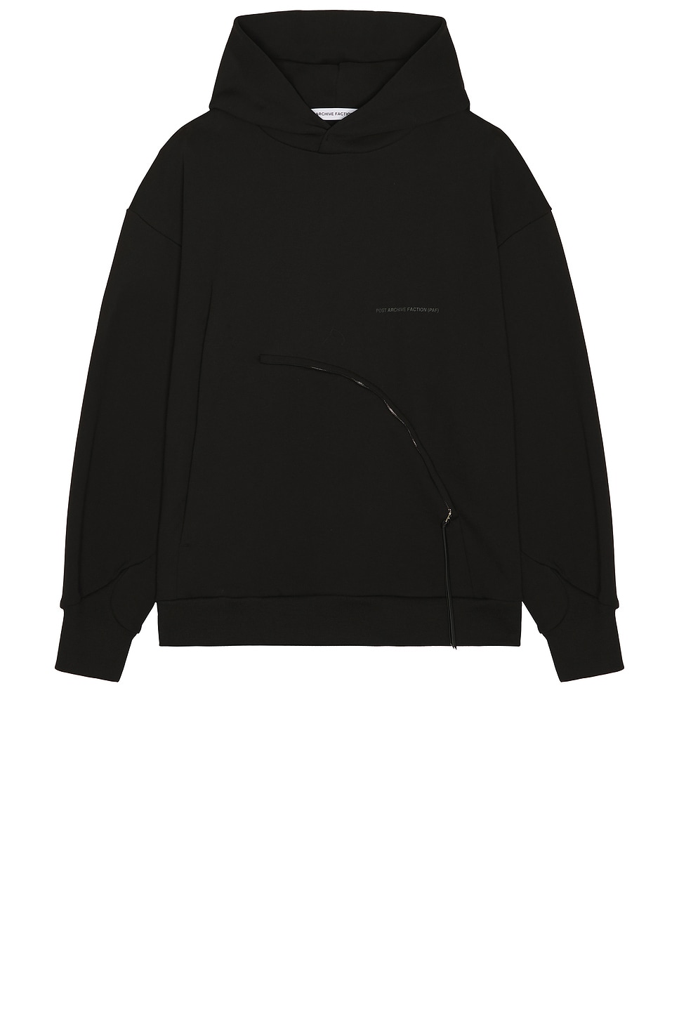 POST ARCHIVE FACTION PAF 8.0 Hoodie Center in Black - Black.  XL also in