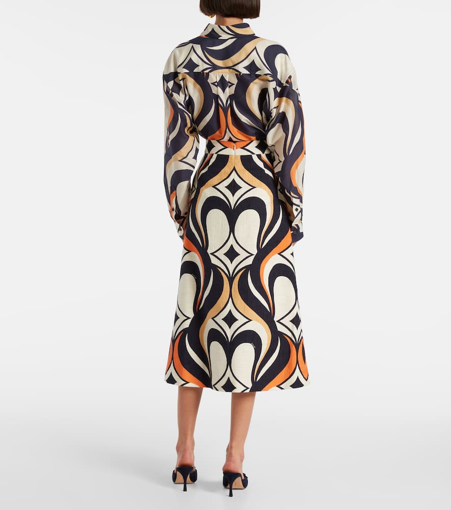 Baia Jive cotton midi skirt