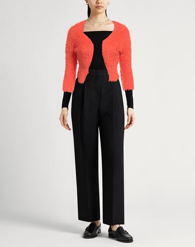 Roberto Collina Woman Cardigan Orange Size M Cotton, Nylon
