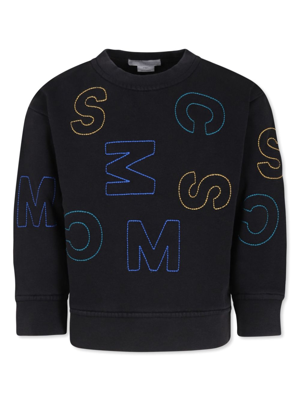Logo-embroidered sweatshirt - Black