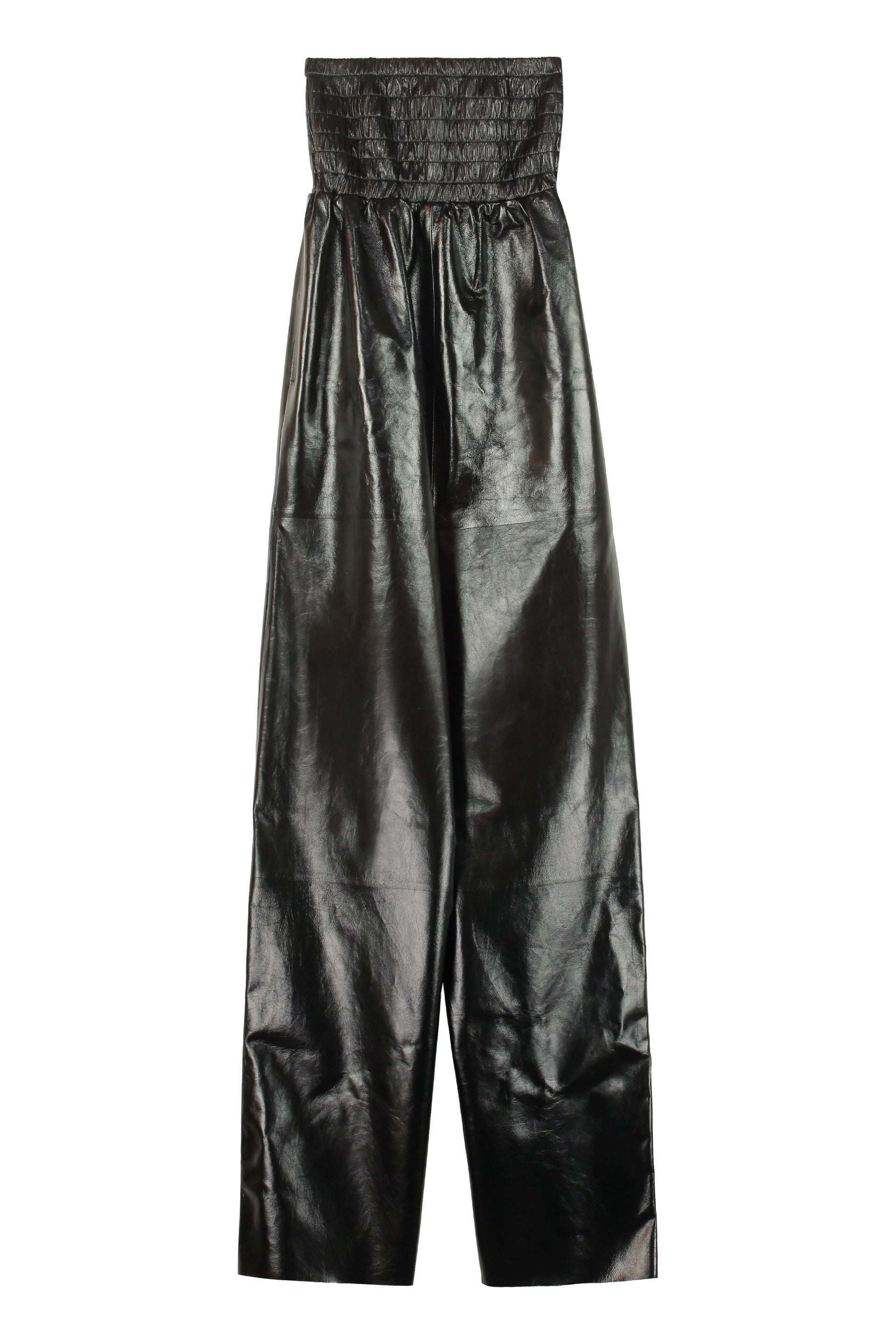 Chic Bandeau Jumpsuit with Wide Leg Trousers