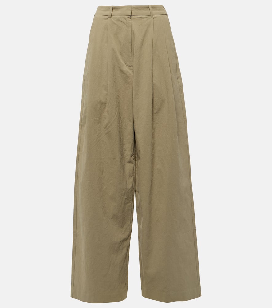 Proenza Schouler White Label Helena cotton-blend wide-leg pants