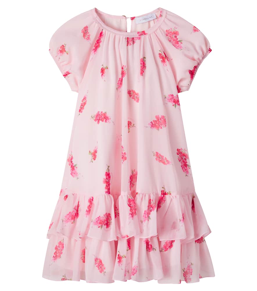 Floral tiered dress