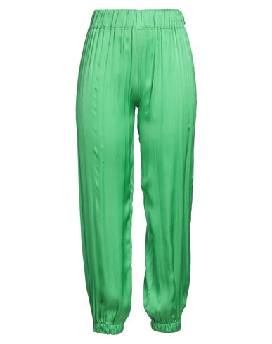 Woman Pants Green Size M Viscose