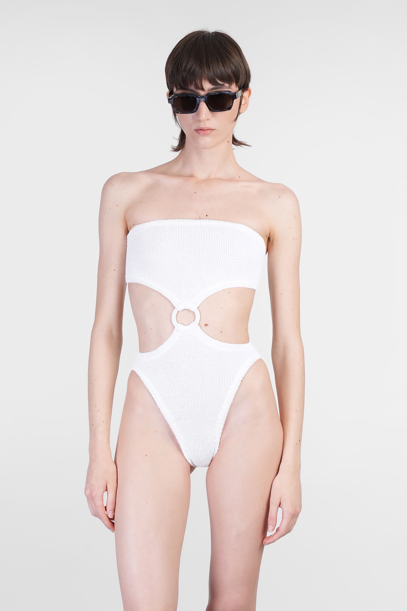 Hunza G Jerry swimsuit - White