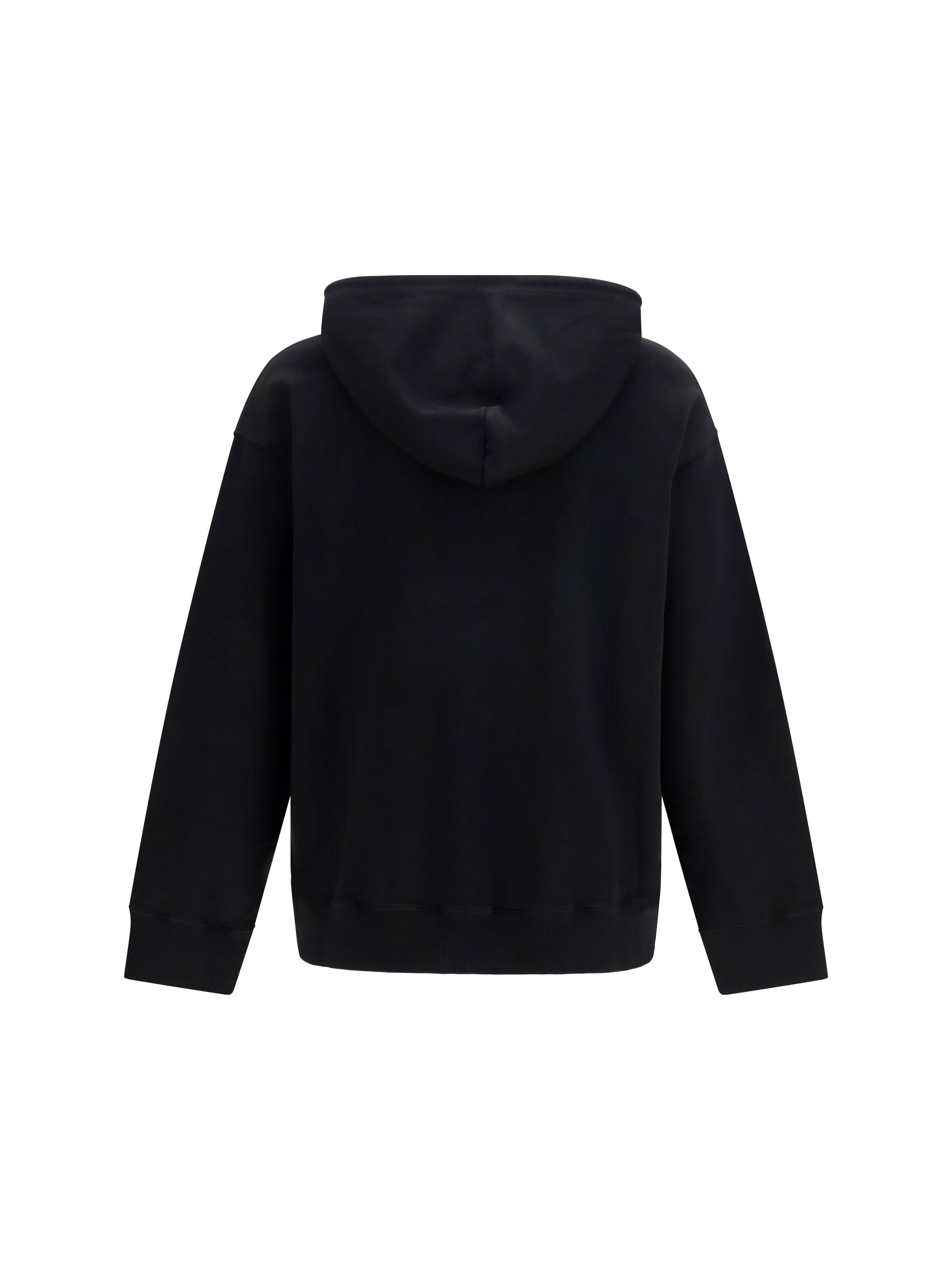 Unbrushed Cotton Hoodie — Black