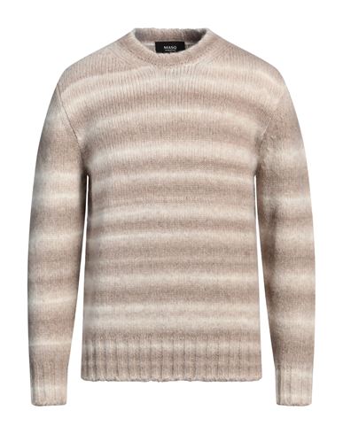 Man Sweater Beige Size 40 Alpaca wool, Wool, Nylon