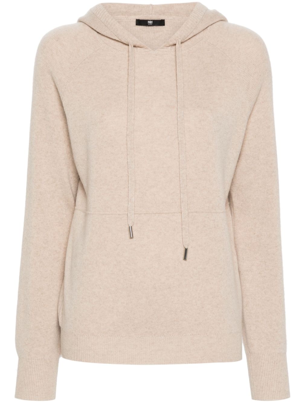 Palmer knitted hoodie - Black