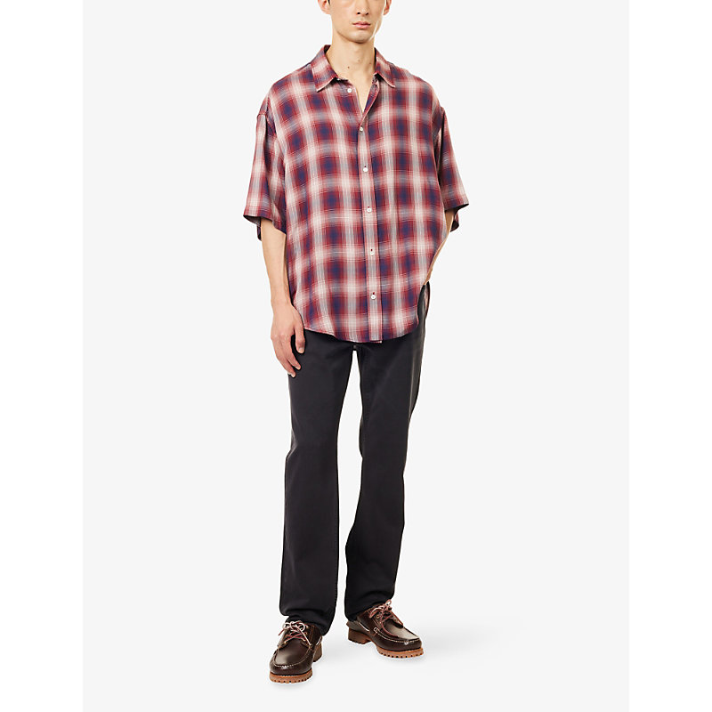 Mens Lou Straight-Leg Denim-Blend Jeans