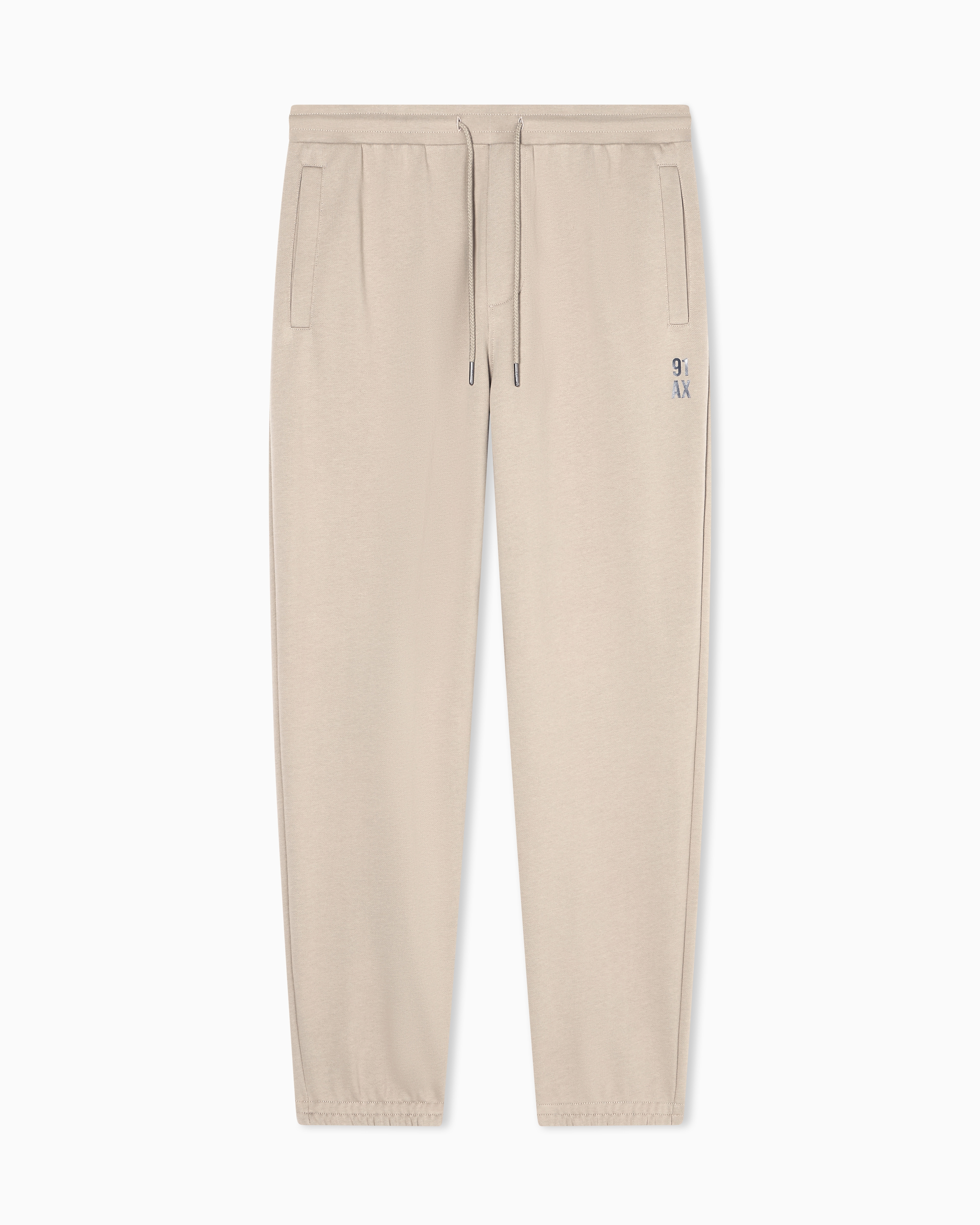 Diagonal sweatpants in comfort fit cotton
