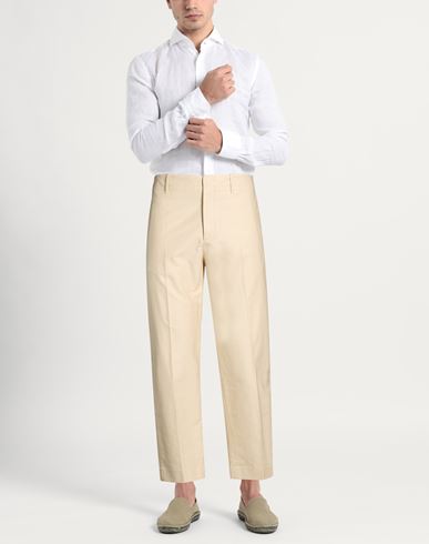 Man Pants Beige Size 34 Cotton