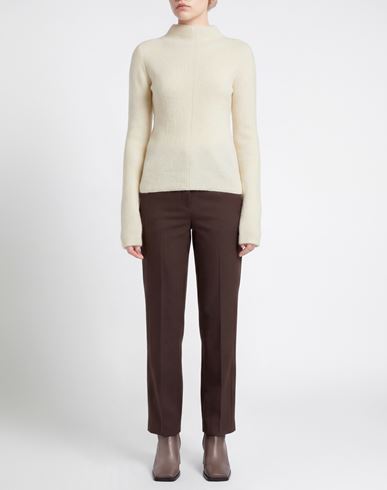 Woman Turtleneck Off white Size L Alpaca wool, Polyamide, Wool, Elastane