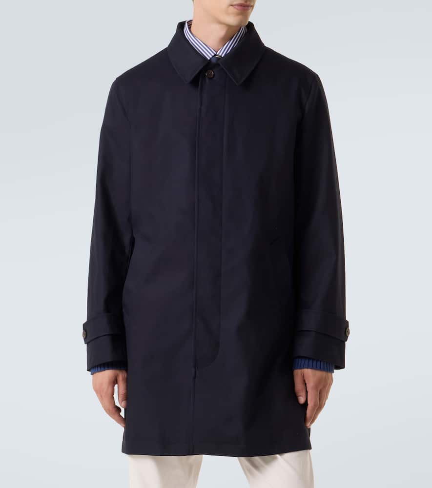 Cotton twill car coat