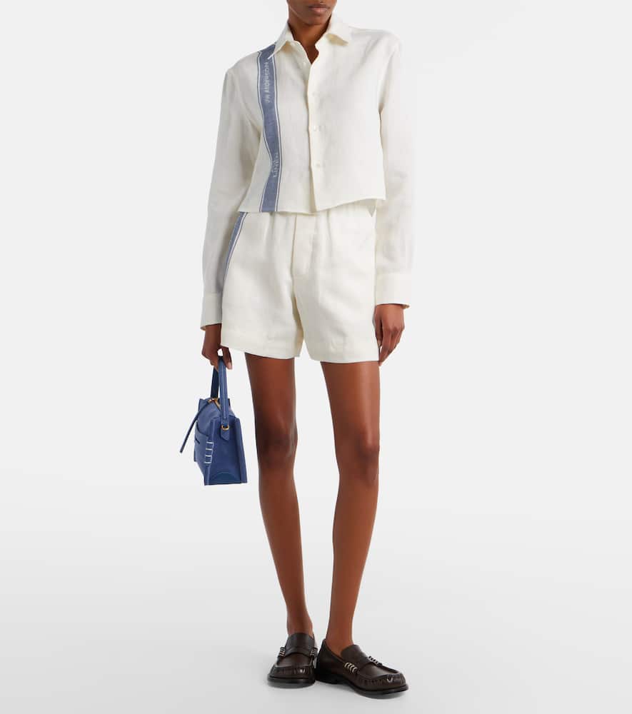 Linen shorts