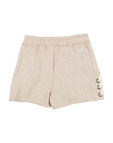 Chloé Kid Girl Shorts & Bermuda Shorts Beige Size 10 Cotton
