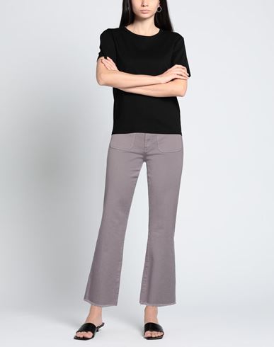 Woman Jeans Mauve Size 27 Cotton, Elastane