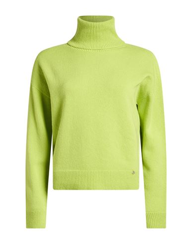 Woman Turtleneck Lime green Size 10 Viscose, Polyamide, Wool, Cashmere