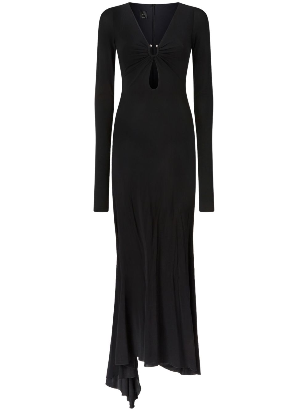 Hardware-detailed maxi dress - Black