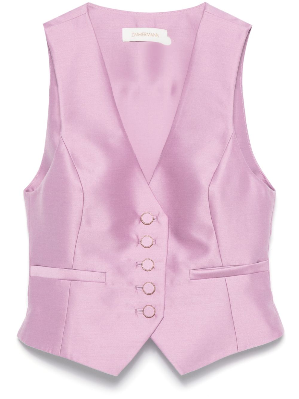 Illustration waistcoat - Pink