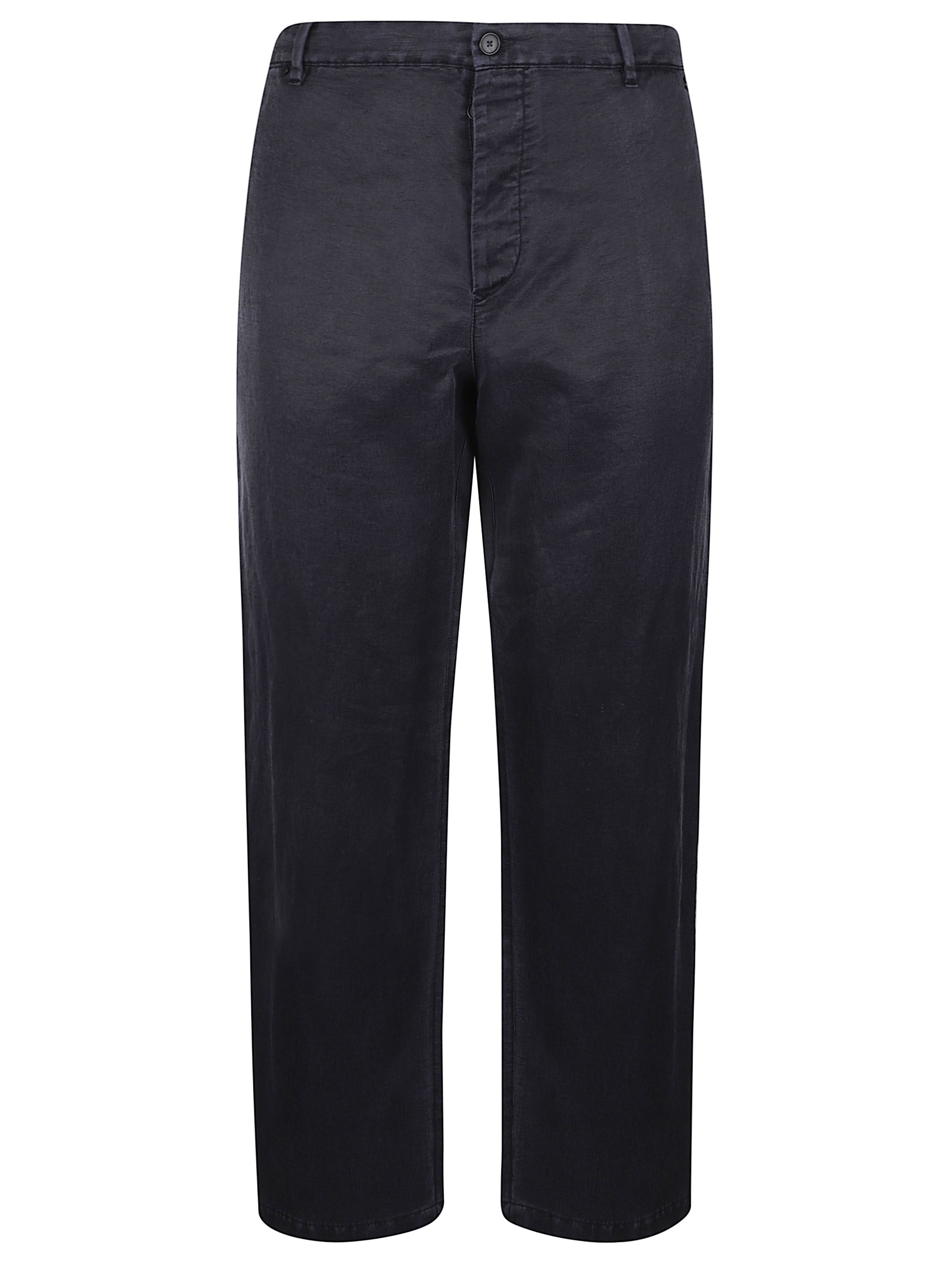 Trousers With Zip And Button