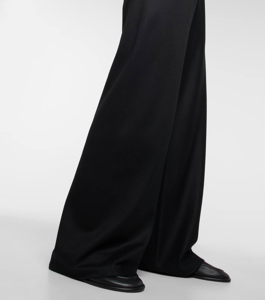 Gala virgin wool wide-leg pants