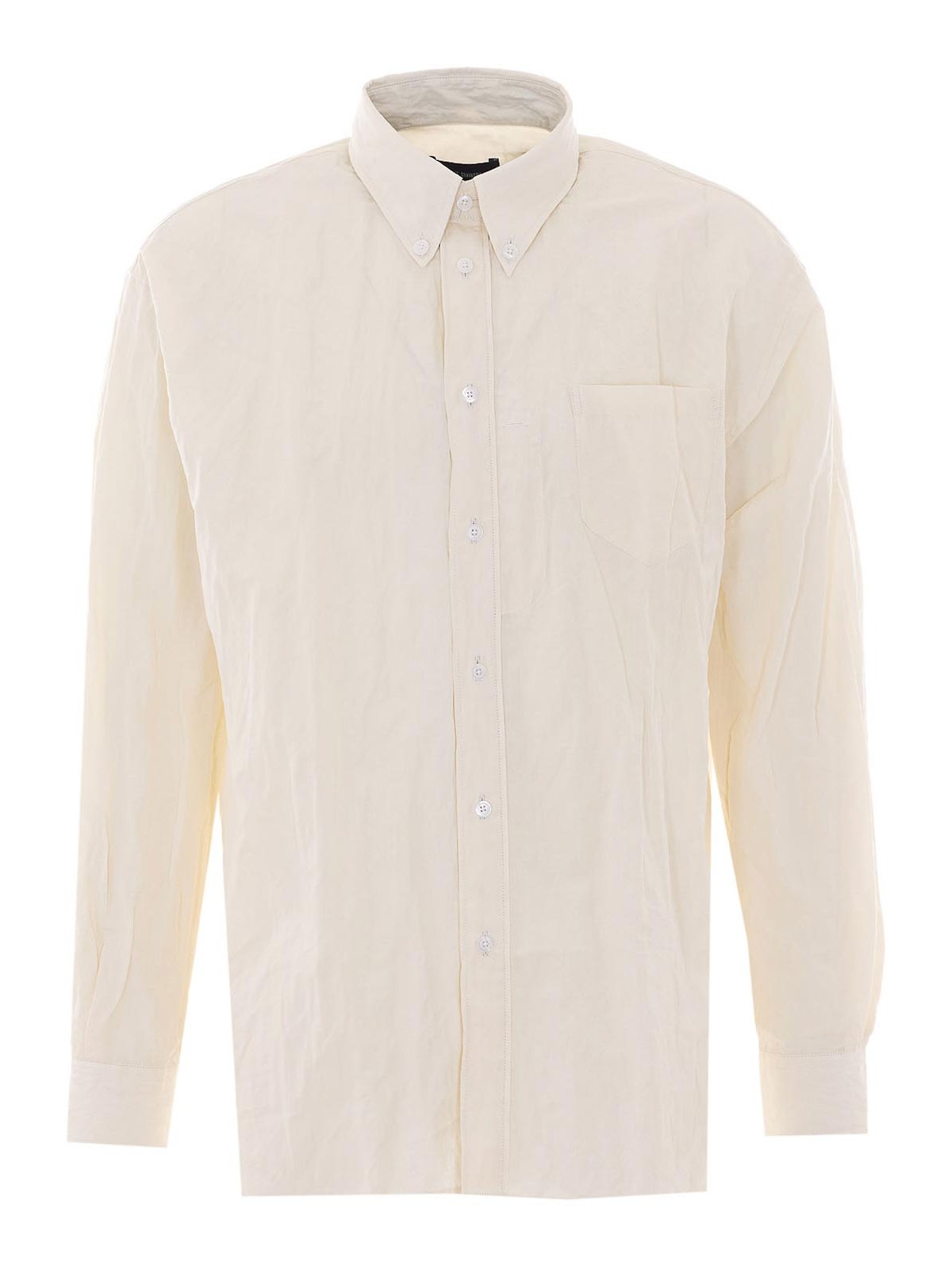 Willy Chavarria - poplin shirt button down collar pocket