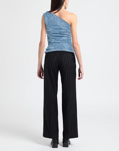 Woman Top Blue Size 12 Cotton, Polyester