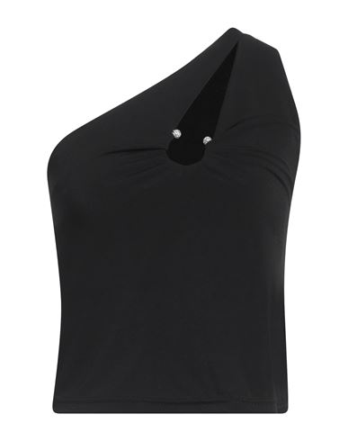 Woman Top Black Size XS Viscose, Polyester, Elastane