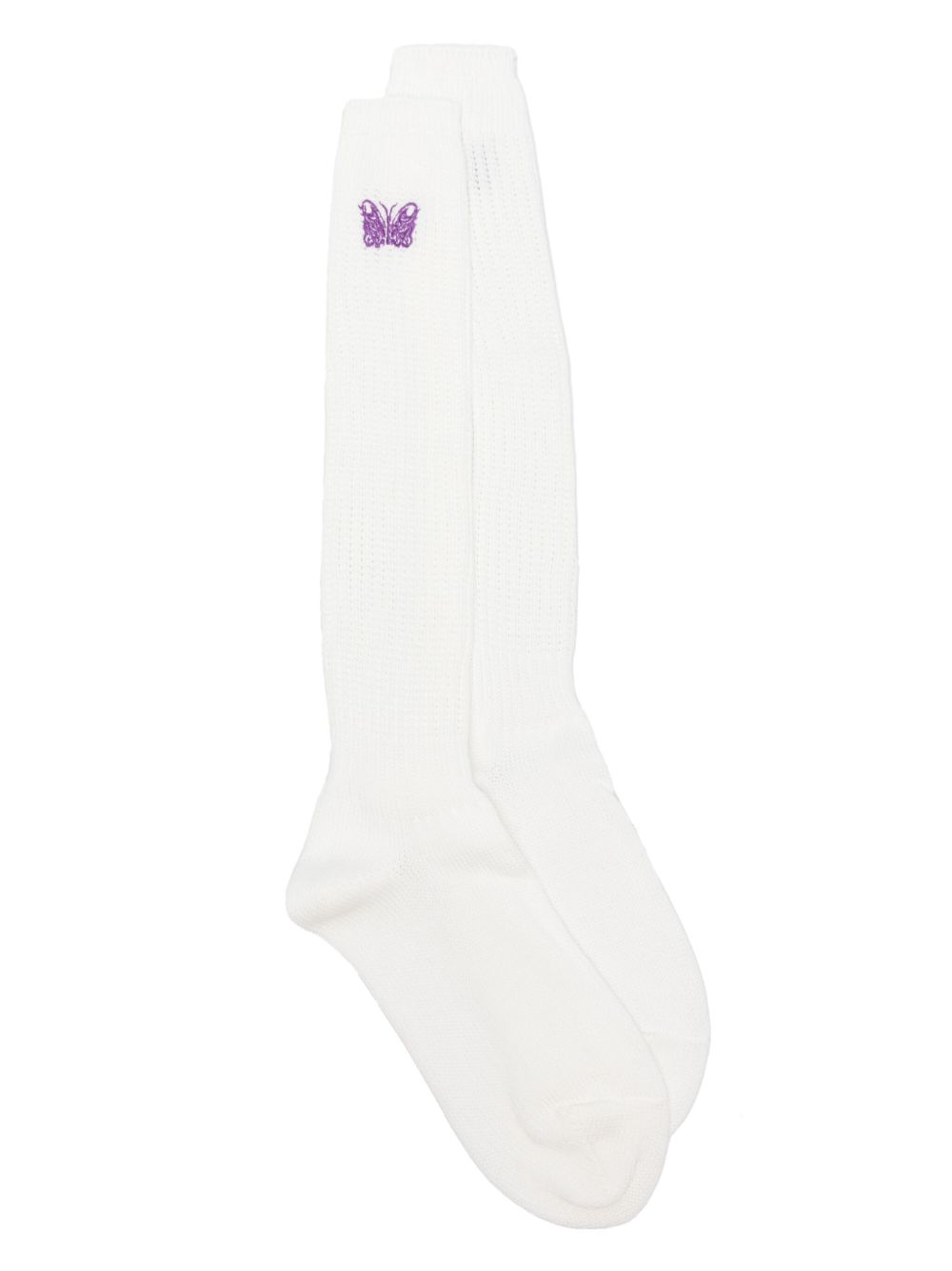 Needles x Kae Tanaka socks - White