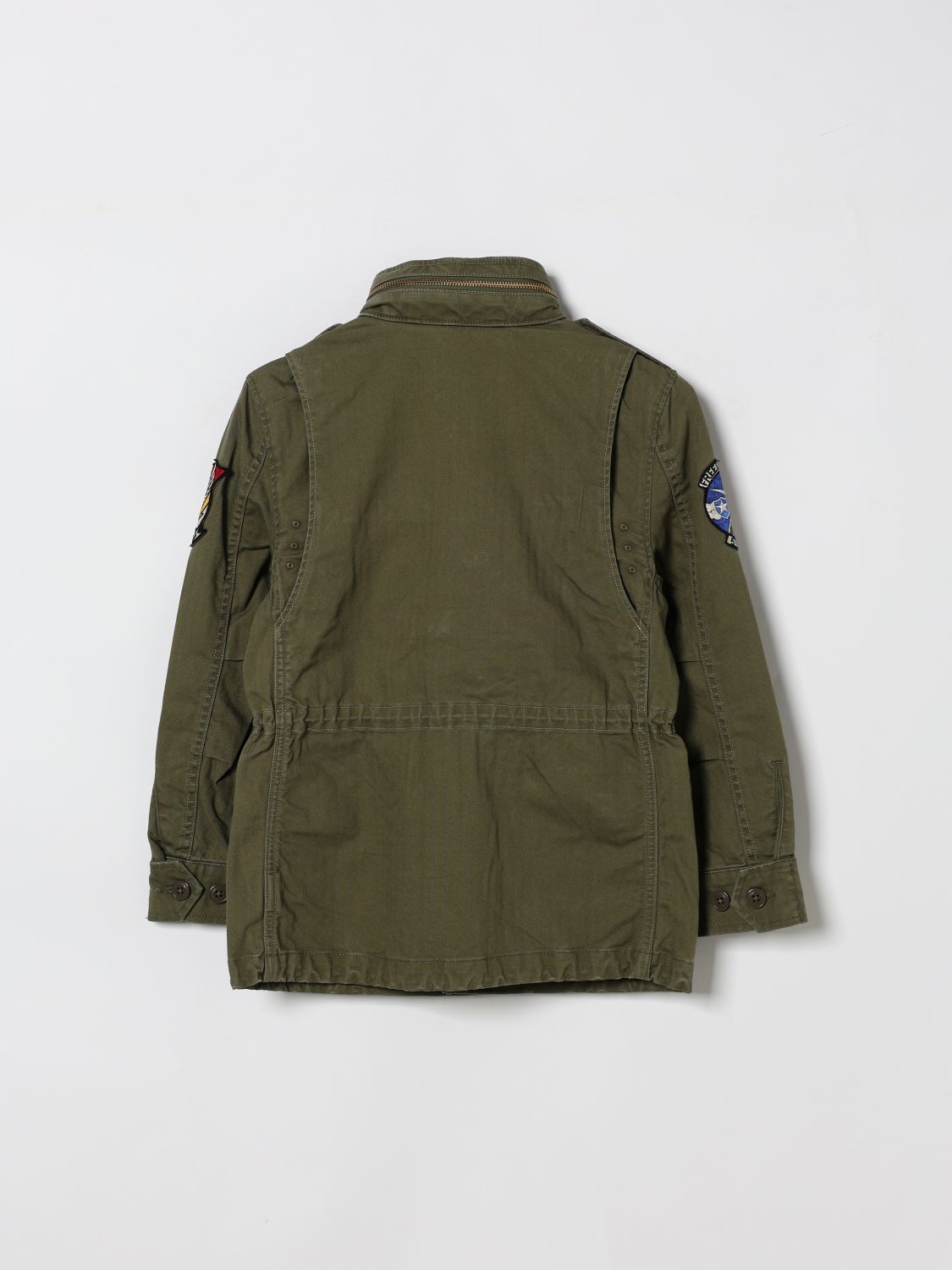 Coat Kids color Green