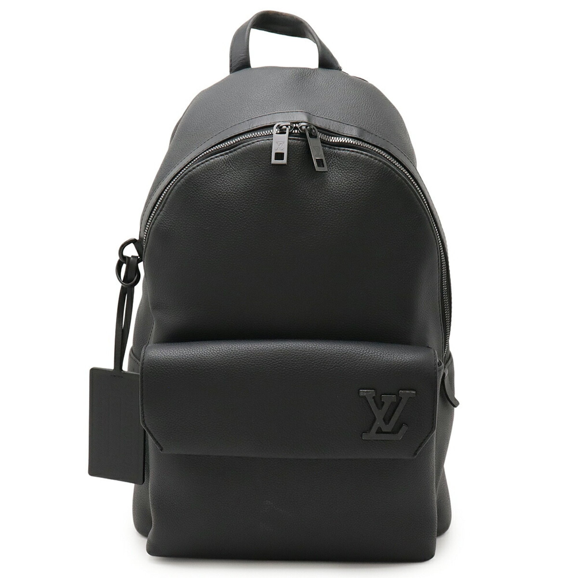 Louis Vuitton Black Noir Leather Backpack Pre-Owned