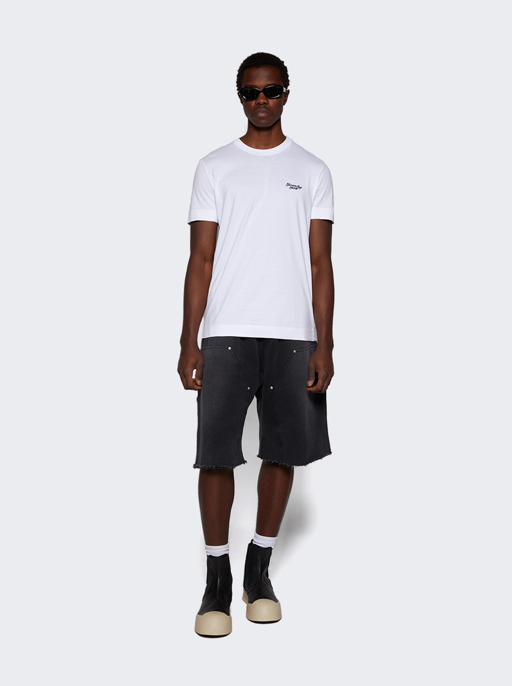Shorts In Black Cotton