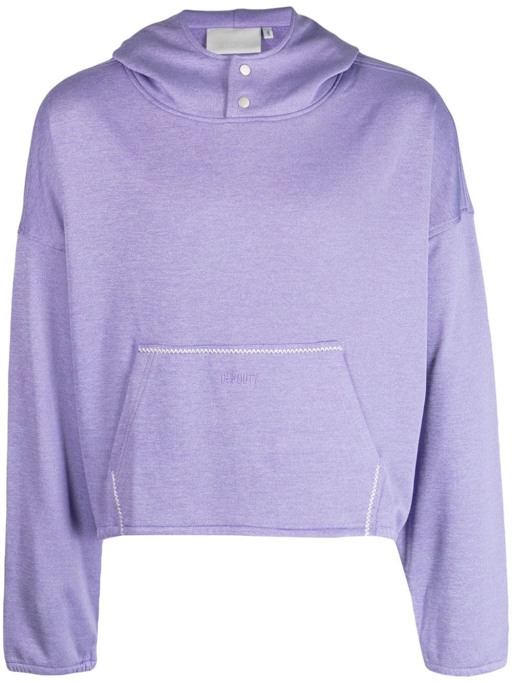 Pyra logo-embroidered hoodie - Purple