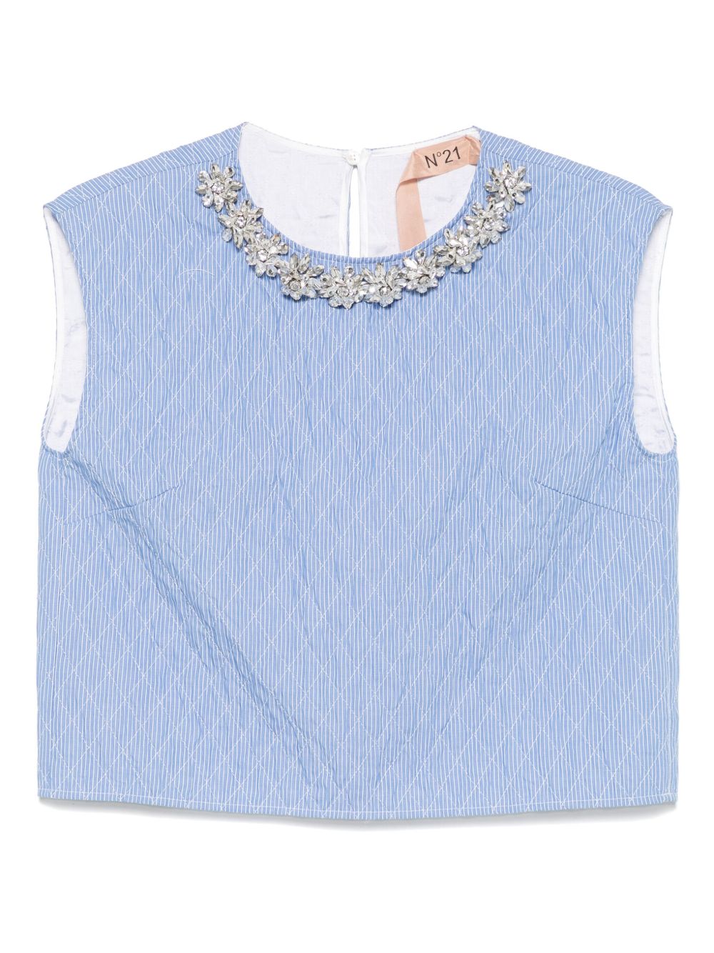 Nº21 quilted top - Blue